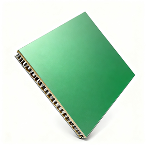 Échantillon gratuit de panneau alvéolé en aluminium anti-collision, revêtement PVDF, léger et ignifuge pour hôtel moderne - Product Image 1