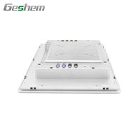 PC industriel tactile sans ventilateur de 10 pouces en alliage d'aluminium, étanche à la poussière, avec double Ethernet 9-36V DC, compatible Win10/Linux, en stock