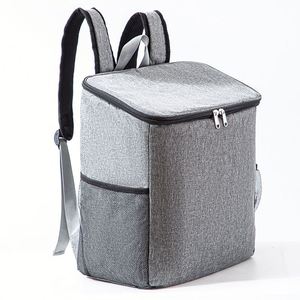 Sac isotherme à fermeture éclair personnalisé avec logo, idéal pour le style de vie, imperméable, pour la bière, les pique-niques, les sorties en plein air, sac à dos isotherme pour le déjeuner - Product Image 1