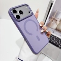 N52 Magnet Stoßfeste Luxus-Panzerung Matt Metall Objektivschutz Rückseite für iPhone 18 Pro Max 16 15 14 13 17 Air Magnetische Handyhüllen
