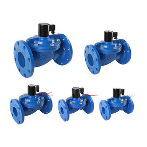 Vanne solénoïde à bride en fonte Yueer DN40 220V 24V à commande pilote pour le contrôle de l'eau à usage industriel - Product Image 4