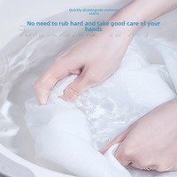 Détachant Magique Portable Blanc Non-Ionique pour Tissus, Éliminateur de Taches d'Huile et Jaunissement, Nettoyant Pénétrant Liquide, Lessive