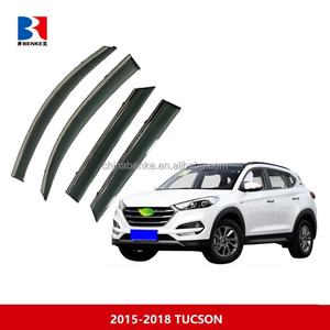 Déflecteurs de vent pour Hyundai Tucson, visières de fenêtre à injection, protection contre la pluie - Product Image 3