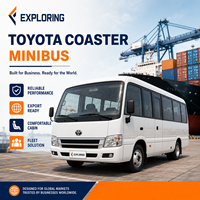 Toyota Coaster Mini Bus Diesel, véhicule de transport commercial pour passagers