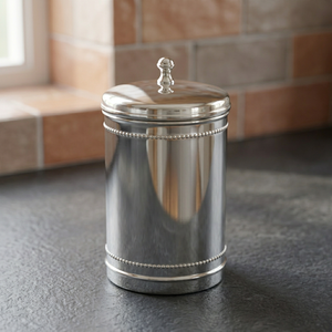 Conteneur en laiton plaqué argent - Product Image 3