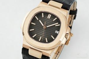 Reloj Mecánico de Lujo para Buceo, Resistente al Agua, de la Mejor Calidad, 40 mm, Fábrica DDF, Movimiento ETA 324, 5711, Peso 101 g, Oro Rosa, PP - Product Image 3