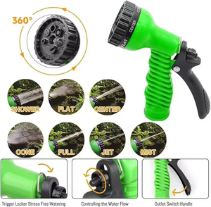 Expandable Garden 25ft to 150ft Flexible High-Pressure Watering Tube Gun for Use - Product Image 5