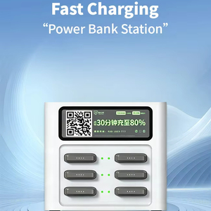 Station de <span class=keywords><strong>location</strong></span> de batteries externes à charge rapide pour smartphones, avec 6 emplacements, spécialement conçue pour l'Afrique, personnalisable - Product Image 1