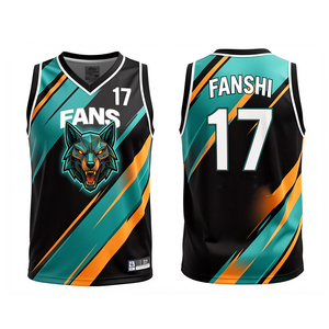 Fanshi - Camisetas <span class=keywords><strong>de</strong></span> Baloncesto Personalizadas al por Mayor, Diseña Tu Propio Logotipo, Camisetas <span class=keywords><strong>de</strong></span> Baloncesto Sublimadas y Cosidas - Product Image 1