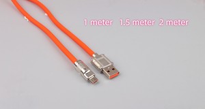 Kim Loại kết nối 1m SạC Nhanh Cáp dữ liệu Type-C sạc nhanh USB A đến C Tương thích với Oppo siêu VOOC - Product Image 3