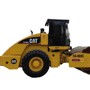 รถบดถนนดีเซล Caterpillar CS683 CS583 รุ่นปี 2017 มือสอง สภาพใหม่ พร้อมปั๊มลม ล้อเดี่ยว ขาย - Product Image 1