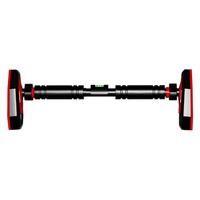 Barre de traction horizontale pour musculation à domicile, en acier et mousse, fixation murale ou sur porte, sans perçage, durable, pour porte coulissante