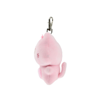 Porte-clés en peluche chat magnétique Porte-clés chaton moelleux mignon Accessoire en peluche douce pour sacs Cadeaux Logo OEM Acceptable