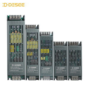 Fuente de Alimentación LED Compacta Super Slim DESEE, 12V 24V 60W 100W 200W 300W 400W Serie HG, Transformador de LED que Ahorra Espacio - Product Image 1