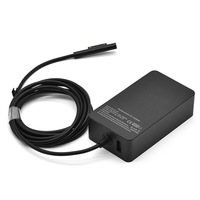 Chargeur portable fin 65W pour Surface Pro, 15V 4A, connecteur magnétique, sortie stable, adaptateur secteur pour ordinateur portable
