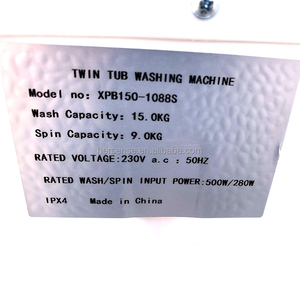 15kg Semi Automatic Twin Washing Machine Mechanical Control for Africa Market EU Plug Home and Laundry Use 220V Large Capaci - Product Image 5