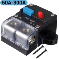 12V Devre Kesici 50-300 Amper Manuel Sıfırlama Anahtarlı RV Trolling Teknesi Deniz Aracı Kamyon Araba Stereo Ses Sistemi Akü Güneş Enerjisi Sistemi için