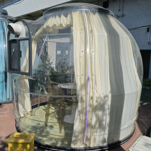 Tenda trasparente a bolle in policarbonato per osservare le stelle per le case a bolle all'aperto - Product Image 4