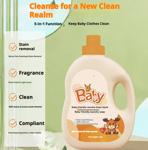 Détergent à <span class=keywords><strong>lessive</strong></span> écologique pour bébé 2KG, sans fluorescent, nettoyage multi-effets, adoucissant, <span class=keywords><strong>savon</strong></span> à <span class=keywords><strong>lessive</strong></span> <span class=keywords><strong>spécial</strong></span> pour enfants pour machine - Product Image 2