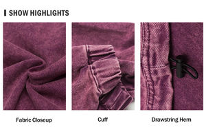 Abiti da uomo nuovi stili strappati in Denim felpe da uomo con lettere ricamate con cappuccio a maniche lunghe - Product Image 3