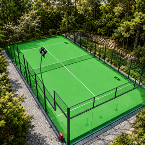 Pista <span class=keywords><strong>de</strong></span> Pádel Profesional Panorámica, <span class=keywords><strong>Material</strong></span> <span class=keywords><strong>de</strong></span> Acero, Proveedor para Interiores y Exteriores - Product Image 2