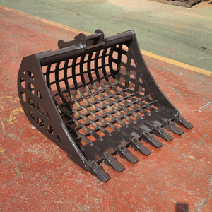 Cucharón de excavadora personalizado con criba para tierra y cucharón de reciclaje para proyectos ambientales - Product Image 5