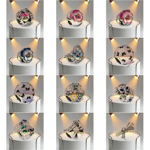 Pulsera de Plata Pura 925 - Daisy, Magnolia, Esmalte, Magnolia Blanca, Pulsera de <span class=keywords><strong>Mariposa</strong></span> - Pulsera de Cuentas DIY - Product Image 1