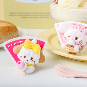 Mikko Stress Relief Blind Box 6 Figurines en <span class=keywords><strong>PVC</strong></span> à toucher doux + Aimant + Secret. Squeeze Fidget Collect Factory Wholesale for Wellness. - Product Image 3