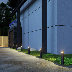 Садовый светильник 50/60/80/100 см, уличный, водонепроницаемый IP66, 10 Вт, современный, для отелей и домашнего декора, светодиодный столбчатый светильник для газона - Product Image 4