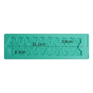 Fondant Lace Silicone Mat Mold Lace Decorative Cake Mould Wedding Fondant Cake Lace Molds - Product Image 3