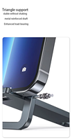 Support de téléphone portable réglable à angle flexible Supports de téléphone portable Support de tablette universel de bureau en alliage d'aluminium