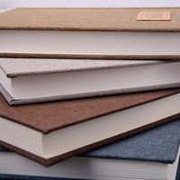 Fourniture d'usine en gros bon marché personnalisé collège ligné cahier écologique pour les étudiants A5 enseignant