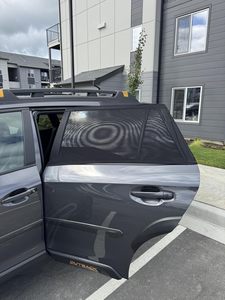 Écran de confidentialité pour fenêtre latérale de voiture, haute élasticité, 2 pièces, maille respirante, couverture d'écran de fenêtre de voiture - Product Image 5