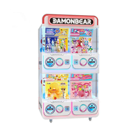 Distributeur de capsules à monnayeur, distributeur de jouets Gacha à LED pour salles d'arcade et parcs d'attractions