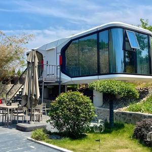 Fabrication en usine de maisons mobiles de luxe haut de gamme pour <span class=keywords><strong>l</strong></span>'extérieur, capsules spatiales, maisons préfabriquées avec cuisine et salle de bain - Product Image 4