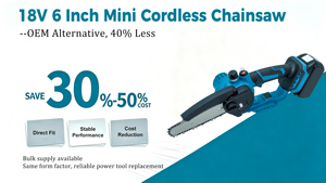 Mini-<span class=keywords><strong>tronçonneuse</strong></span> sans fil portable MKT DUC150 6 pouces 18V sans balais, pour l'<span class=keywords><strong>élagage</strong></span> des arbres à une main, idéale pour la ferme - Product Image 4