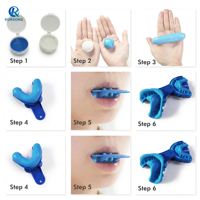 BrightShinySmile ZX-DIK 2025 Kit de moules dentaires en silicone très populaire, accessoires multi-usages pour le blanchiment des dents et les facettes dentaires