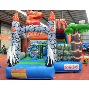 ปราสาทเด้งเป่าลมเชิงพาณิชย์สำหรับเด็กปราสาทกระโดดคอมโบมูนวอล์กเด้งได้ปราสาทเด้งสำหรับเช่างานปาร์ตี้ - Product Image 3