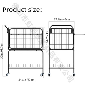 Carrinho de Armazenamento Moderno para Raquetes de Tênis, Pickleball e Beisebol com Suporte Expositor para Uso Interno/Externo - Em Estoque - Product Image 2