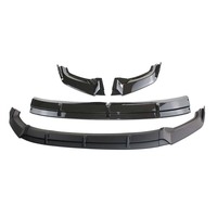 Accessoires extérieurs pour Volkswagen Tiguan L 2017-2021, diffuseur de pare-chocs avant noir mat, kit carrosserie, accessoires de pare-chocs