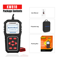 Lecteur de codes OBD2 E KONNWEI, détecteur de moteur automobile, outil de diagnostic automobile, prise en charge de la mise à niveau gratuite du système, scanner automobile