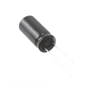 Condensador de Aluminio Original CAP ALUM 33UF 20% 250V RADIAL TH 33 uF 250PX33MEFC10X20 de Montaje a Través de Orificio - Product Image 1