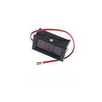 Voltmeter Digital LED Merah 2 Kawat 0.56 Inci 0.56'' DC4.5V-30.0V untuk Pengukur Tegangan Listrik Baterai Mobil Motor