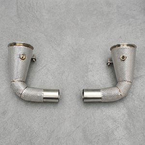 Tubo de Escape Boska para Porsche 911 992 Turbo 3.0T 2020-2023, Tubo de Escape Universal de Acero Inoxidable 304 - Product Image 1