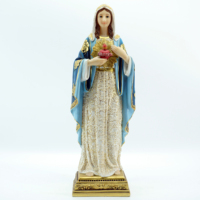 Top Grace femmes Sculpture résine décoration de la maison Art vente en gros personnalisé vierge Statue religieuse en résine