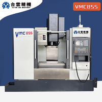 Centre d'usinage vertical CNC VMC855 de qualité industrielle, bonne résistance aux chocs, longue durée de vie, machine-outil de précision