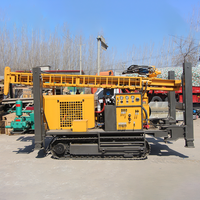 Foreuse pneumatique à haute pénétration MKDQZ-400 pour puits d'eau, machine de forage sur chenilles pour la construction de puits dans les couches rocheuses