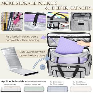 Sac <span class=keywords><strong>de</strong></span> transport à roulettes pour <span class=keywords><strong>machine</strong></span> <span class=keywords><strong>de</strong></span> <span class=keywords><strong>découpe</strong></span> <span class=keywords><strong>Cricut</strong></span> <span class=keywords><strong>3</strong></span>/Maker 4/Maker/<span class=keywords><strong>Explore</strong></span> 4/<span class=keywords><strong>Explore</strong></span> <span class=keywords><strong>3</strong></span>/<span class=keywords><strong>Explore</strong></span> Air 2, sac <span class=keywords><strong>de</strong></span> rangement avec 4 roues et poche pour tapis - Product Image 2