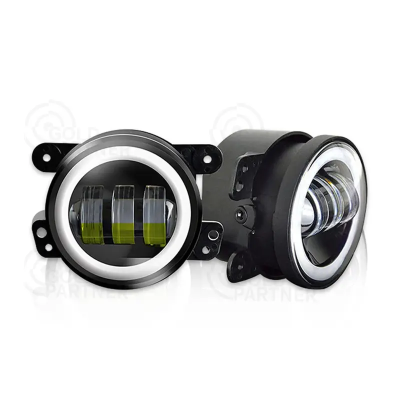 Hot selling 4" inch 30W round for jeep fog light LED Fog Light Driving Lamp DRL For JEEP