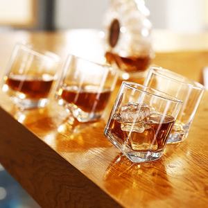Sáng Tạo Độc Đáo Nghiêng Whiskey Scotch Thủy Tinh Trong Suốt Cán Nghiêng Đáy Ly Thủy Tinh Ưa Thích Ly Whisky Ly Thủy Tinh - Product Image 4